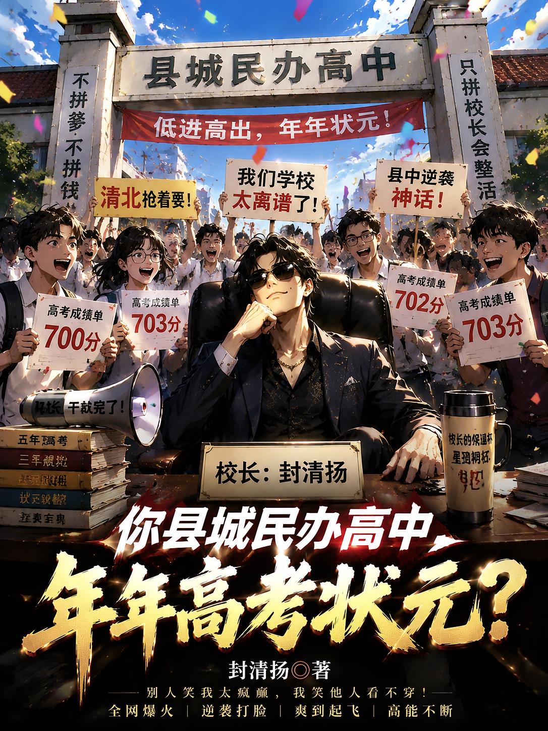 你县城民办高中,年年高考状元?