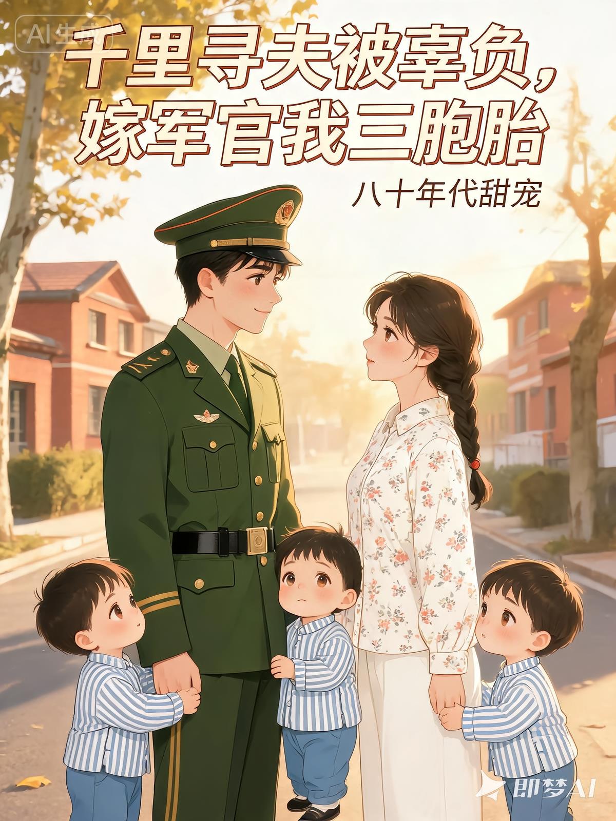 千里寻夫被辜负,嫁军官我三胞胎
