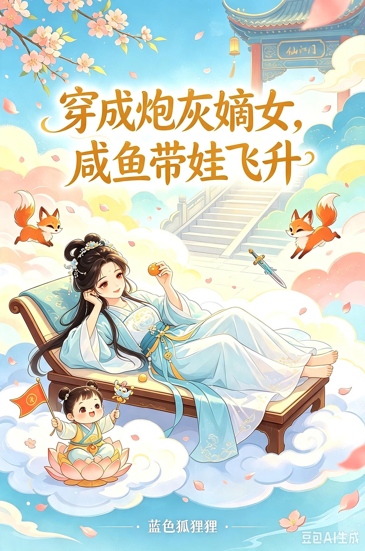 穿成炮灰嫡女,咸鱼带娃飞升