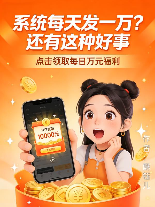 系统每天发一万?还有这种好事